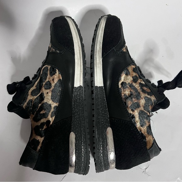 PS Poelman Velvet Leopard Accent Sneakers - Picture 6 of 10